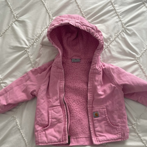 Girls Pink Carhartt Jacket | Poshmark